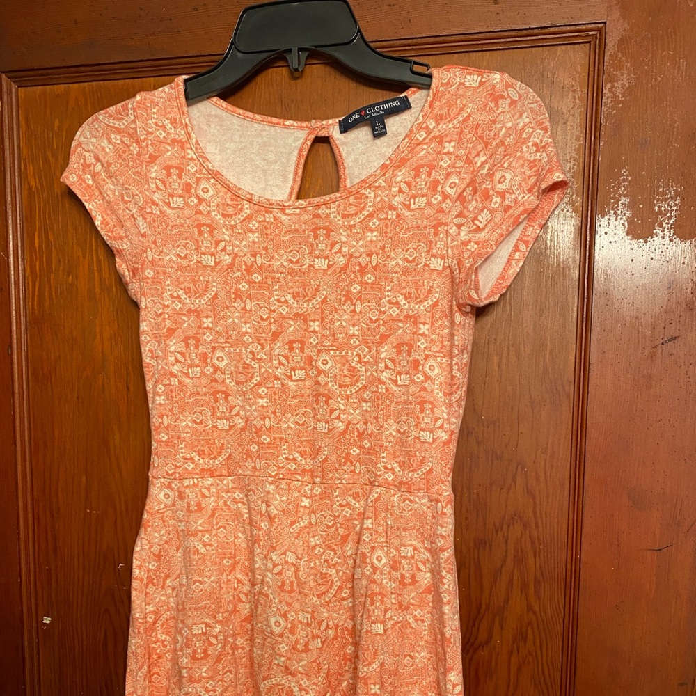 Pink Patterned Romper